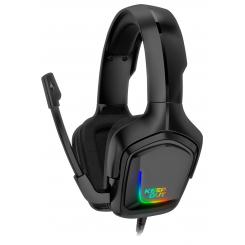 KeepOut HX601 auricular y casco Auriculares Alámbrico Diadema Juego USB tipo A Negro