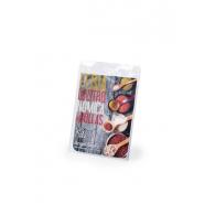 Identificador vertical de PVC perforaciones para la sujeción central y los laterales 84x121 mm