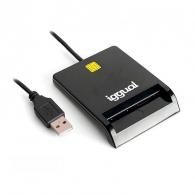 iggual IGG316740 lector de tarjeta magnética Negro USB