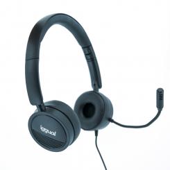 iggual Auriculares con micro Dual Tech USB/3.5 mm