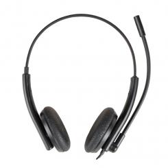 iggual ENC 3030 Auriculares Alámbrico Diadema Oficina/Centro de llamadas Negro