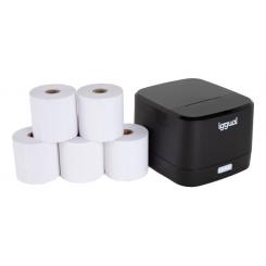 iggual Kit impresora térmica TP EASY 58 + 5 rollos 57x57mm