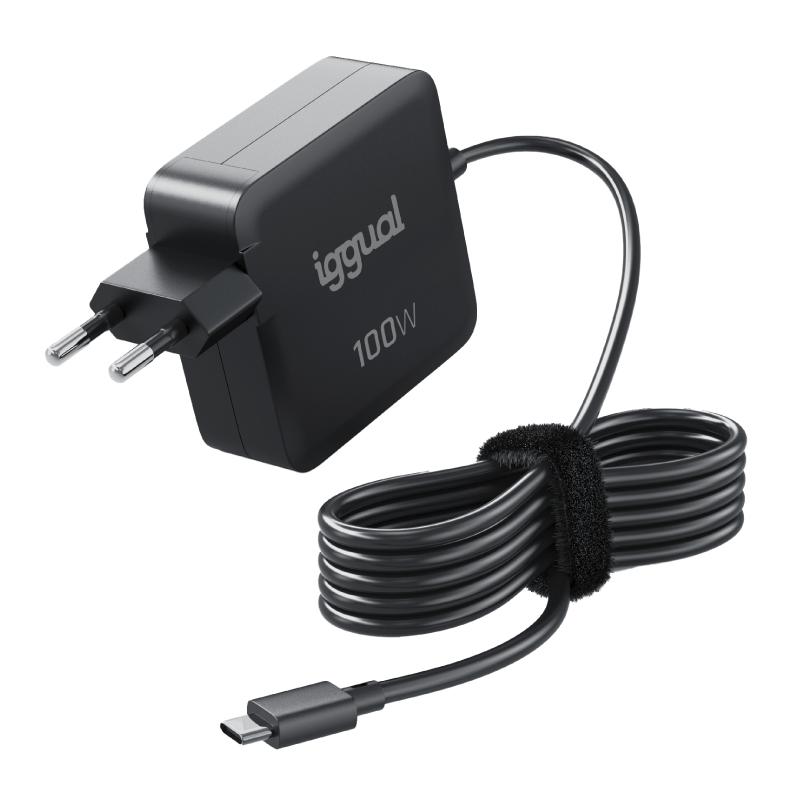 iggual-pd-100w-universal-negro-corriente-alterna-carga-rapida-interior