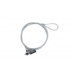 iggual Secure 4D cable antirrobo Plata 1,5 m