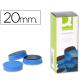 imanes-para-sujecion-q-connect-ideal-para-pizarras-magneticas20-mm-azul-caja-de-10-imanes