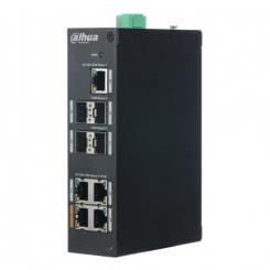 Imou (DH-PFS3409-4GT-V2) SWITCH POE 4 PUERTOS 10/100/1000 +1 UPLINK GIGABIT +4SFP 96W 802.3AT LAYER 2