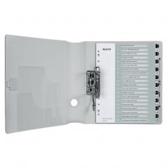 Índice de proyectos Imprimible LEITZ WOW. DIN A4. Pestañas PP 1-20, blanco/negro