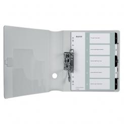 Índice de proyectos Imprimible LEITZ WOW. DIN A4. Pestañas PP 1-5, blanco/negro