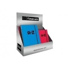 Indice Finocam Espiral A-Z Expositor De 17 3X 8511560 10X15 Negro 2X 8511598 10X15 Magenta 3X 8511510 10X15 Azul 3X 8511660 A5 Negro 3X 8511698 A5 Magenta 3X 8511610 A5 Azul