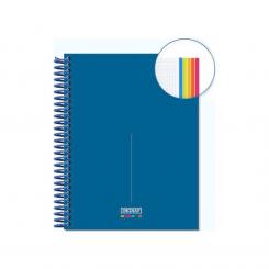 INGRAF Cuaderno Espiral Medit Soft A5, 120 hojas, Modelo Saint Tropez