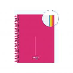 INGRAF Cuaderno Espiral Medit Soft A5, 120 hojas, Modelo Venecia