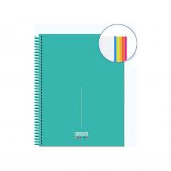 INGRAF Cuaderno Espiral Soft Medit A4, 120 hojas, Modelo Baleares