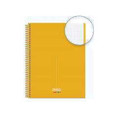 INGRAF Cuaderno Espiral Soft Medit A4, 80 hojas, Modelo Ronda