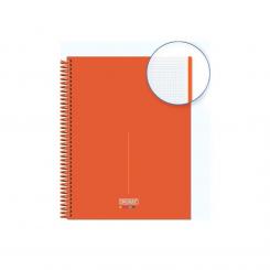 INGRAF Cuaderno Espiral Soft Medit A4, 80 hojas, Modelo Toscana