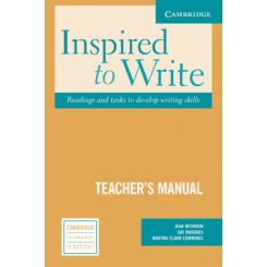 Inspired to Write Teachers Manual CAMBRIDGE