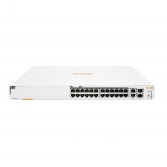 Aruba Instant On 1960 24G 20p Class4 4p Class6 PoE 2XGT 2SFP+ 370W Gestionado L2+ Gigabit Ethernet (10/100/1000) Energía sobre Ethernet (PoE) 1U Blanco