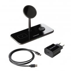 Intenso MB13 Auriculares, Smartphone, Reloj inteligente Negro USB Cargador inalámbrico Carga rápida Interior