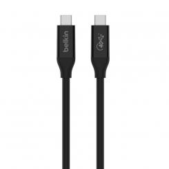 Belkin INZ001bt0.8MBK cable USB 0,8 m USB4 Gen 3x2 USB C Negro