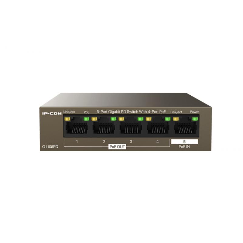 ip-com-networks-g1105pd-switch-no-administrado-l2-gigabit-ethernet-10-100-1000-energia-sobre-ethernet-poe-negro