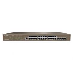 IP-COM Networks G5328P-24-410W switch Gestionado L3 Gigabit Ethernet (10/100/1000) Energía sobre Ethernet (PoE) 1U Negro