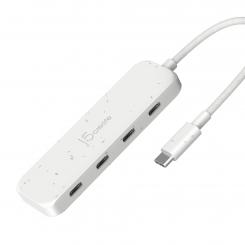 j5create Concentrador USB-C a 4 puertos de tipo C de 2ª generación ecológico