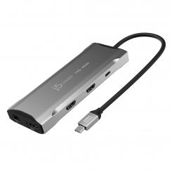 j5create JCD397-N Miniestación de acoplamiento 4K60 Elite USB-C® para tres monitores de 10 Gbps