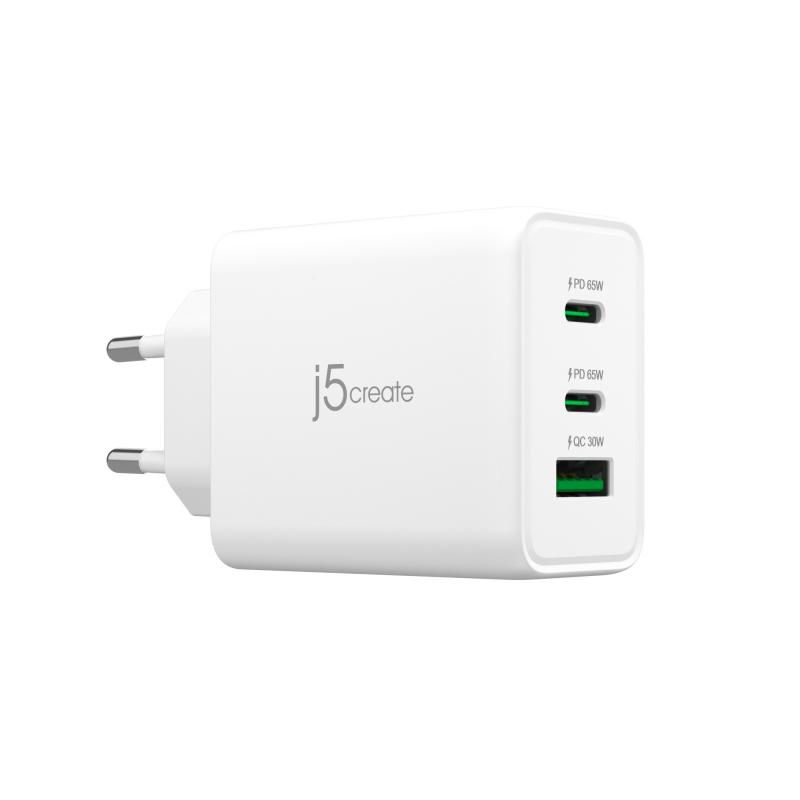 j5create-jup3365e-en-cargador-usb-c-de-65w-gan-de-3-puertos-ue