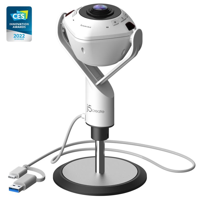j5create-jvu368-n-camara-web-con-altavoz-alimentado-por-ia-de-360°