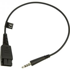 Jabra 8800-00-99 cambiador de género para cable Quick Disconnect (QD) 3,5 mm Negro