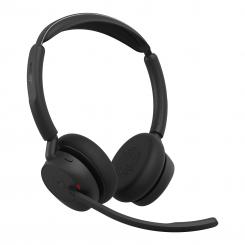 Jabra Evolve3 45 Auriculares Inalámbrico Diadema Oficina/Centro de llamadas USB Tipo C Bluetooth Negro