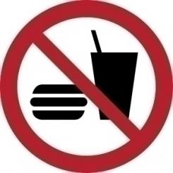 JALEMA Pictograma  Prohibido Comer O Beber  B/1