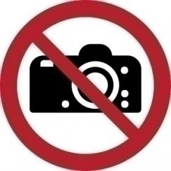 JALEMA Pictograma  Prohibido Fotografias  B/1