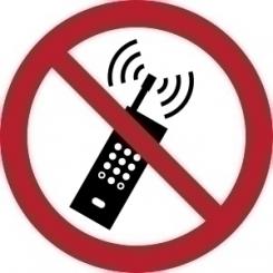 JALEMA Pictograma  Prohibido Uso Moviles  B/1