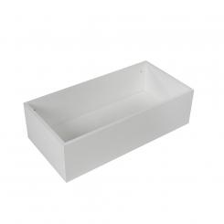 Jardinera de melamina de 90cm de largo para armarios de la marca Rocada. Color gris.