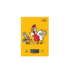 JATA Mod. 731K Amarillo Rectángulo Báscula electrónica de cocina