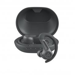 JLab Sport Auriculares True Wireless Stereo (TWS) gancho de oreja Llamadas/Música Bluetooth Grafito