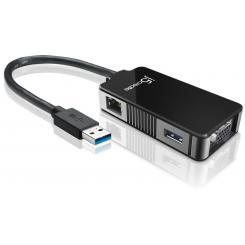 j5create JUA370 Adaptador gráfico USB 2048 x 1152 Pixeles Negro
