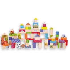 Juego Andreutoys Bloques Maderas 100 Piezas 22,5X22 cm