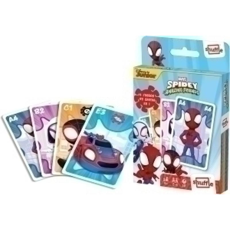 juego-cartamundi-shuffle-fun-4-in-1-disney-spidey