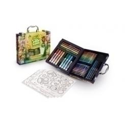 Juego Crayola Mini Kit Arte Los Olorosos 52 Pz (+3 Años) 1 Maletin Con Asa 16 Mini Ceras Gira Y Colorea 8 Rotuladores Lavables Punta Mediana 8 Rotuladores Lavables Punta Maxi 20 Hojas Para Colorear
