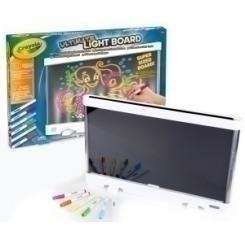 Juego Crayola Pizarra Led De Luxe (+6 Años) 1 Pizarra Led Panel Removible 6 Mini Rotuladores Gel Fx