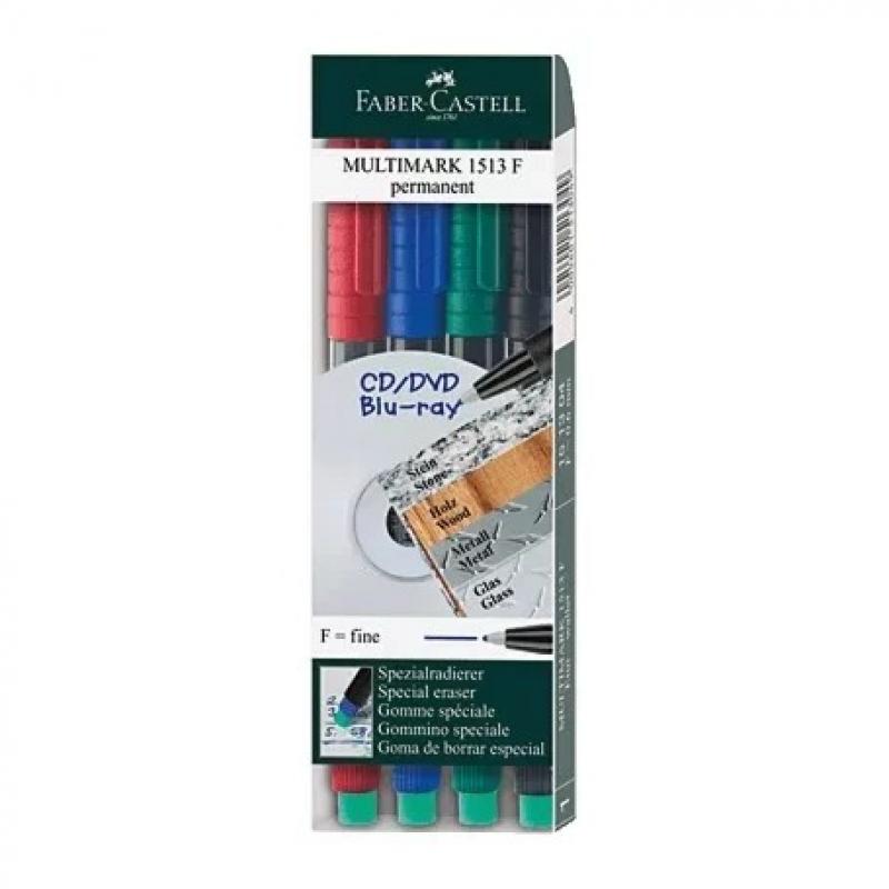 Juego de 4 rotuladores de Faber-Castell
