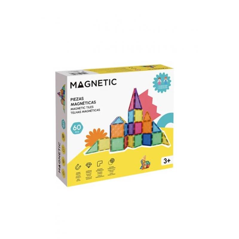 Juego de construcción Magnetics 60 piezas