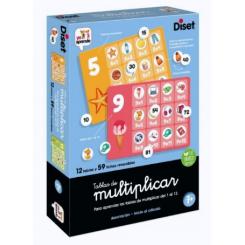 Juego DISET de mesa tablas de multiplicar