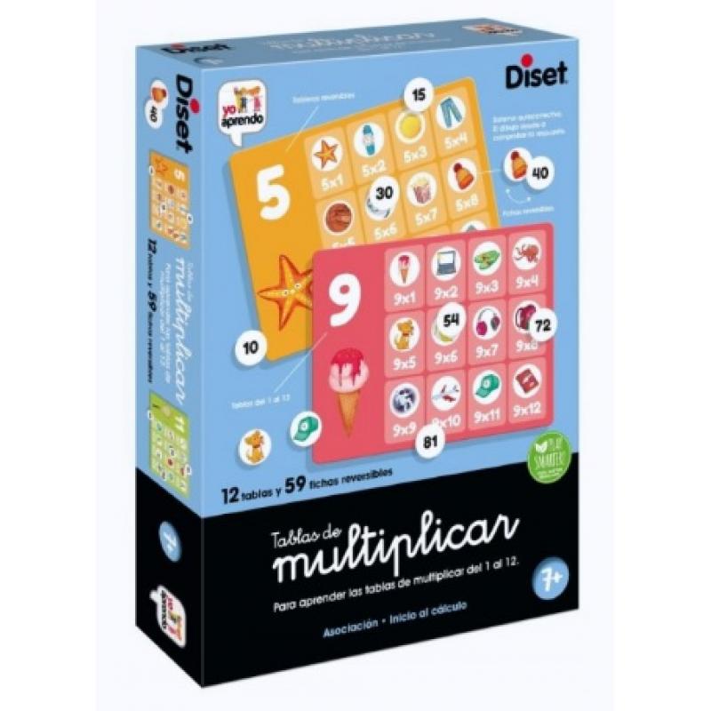Juego DISET de mesa tablas de multiplicar