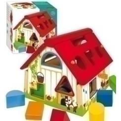 Juego Educativo Goula De Habilidad Granja Formas Geometricas +1 Año