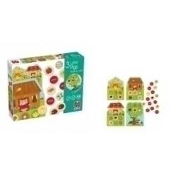 Juego Educativo Goula Fichas Memo Pigs +2 Años
