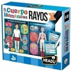 Juego Educativo Headu El Cuerpo Humano Bajo Rayos X (6-10 Años)
