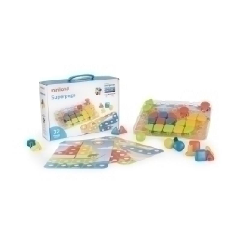 juego-educatminiland-superpegs-32-piezas-bright-colors-2-5-anos