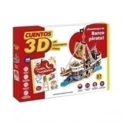 Juego Imagiland Libro De Cuentos 3D Barco Pirata